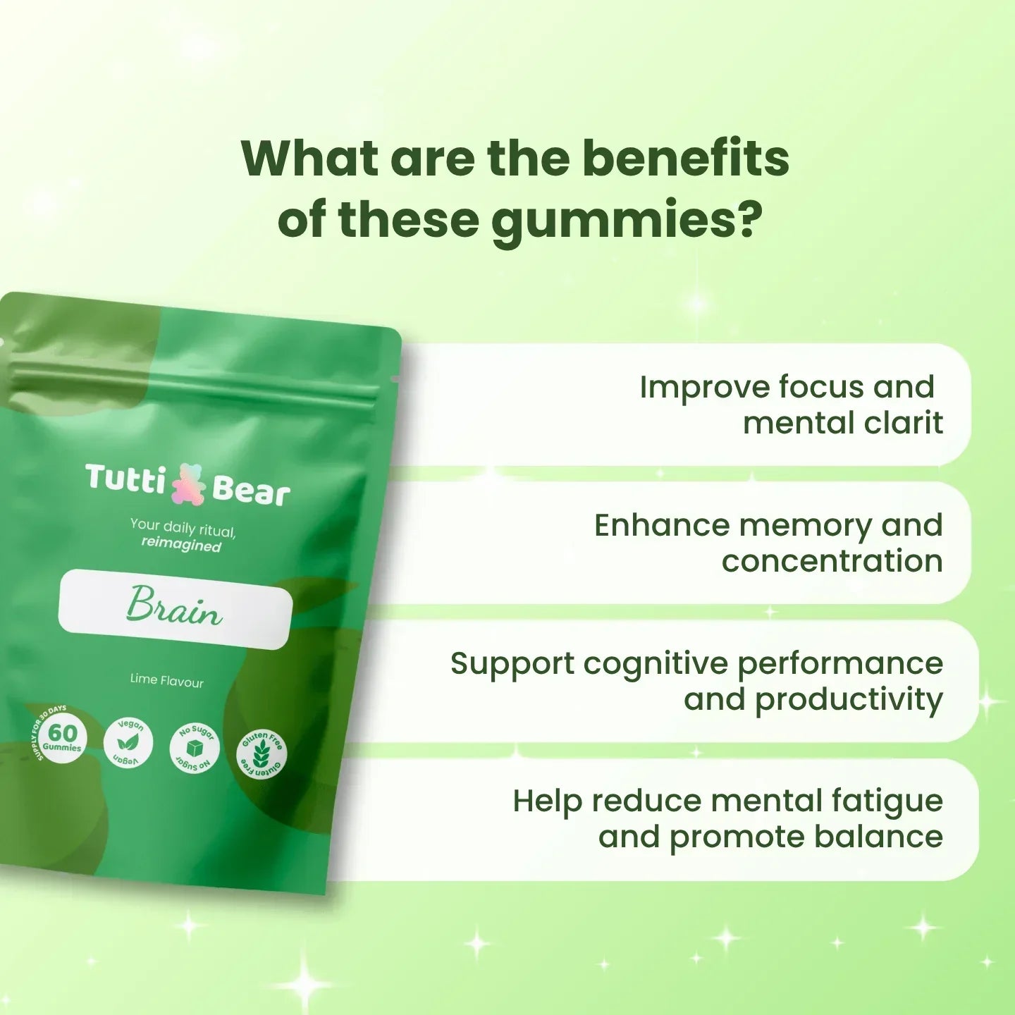 Focus & Concentration Gummies